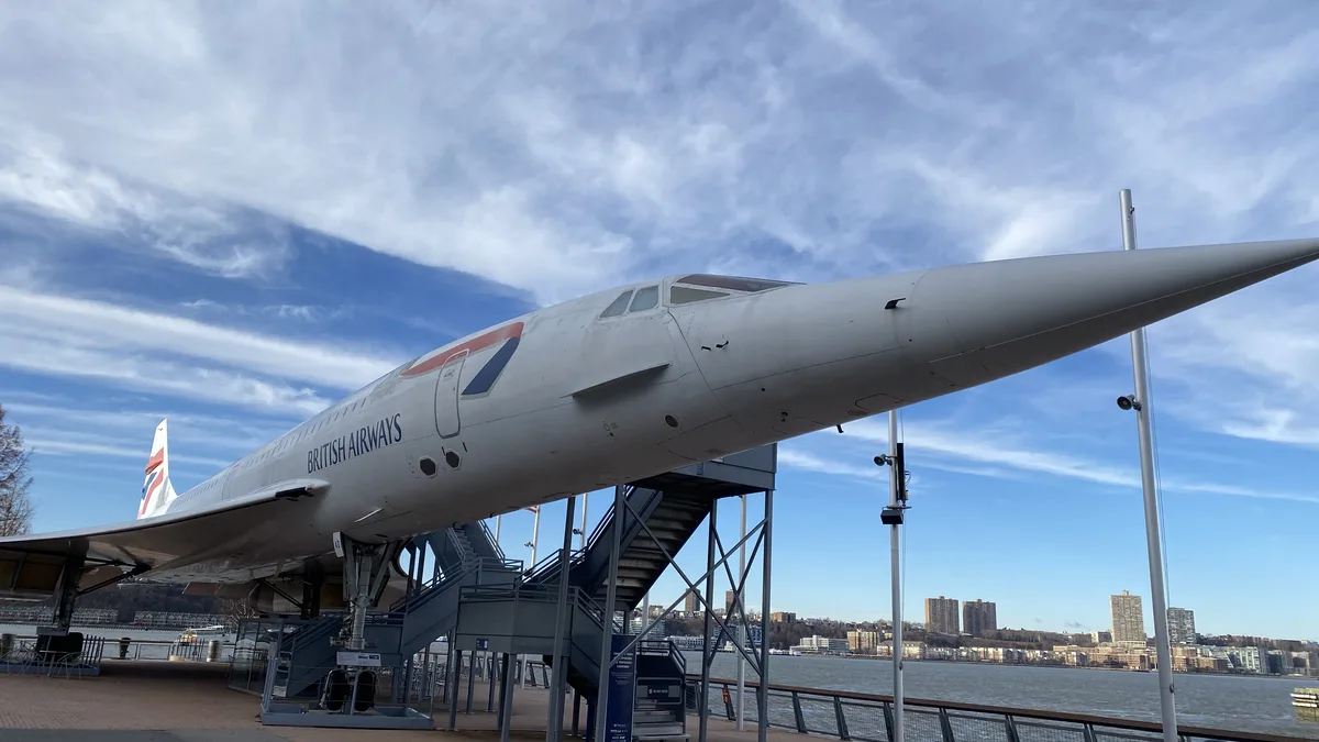 British Airways Concorde on static display